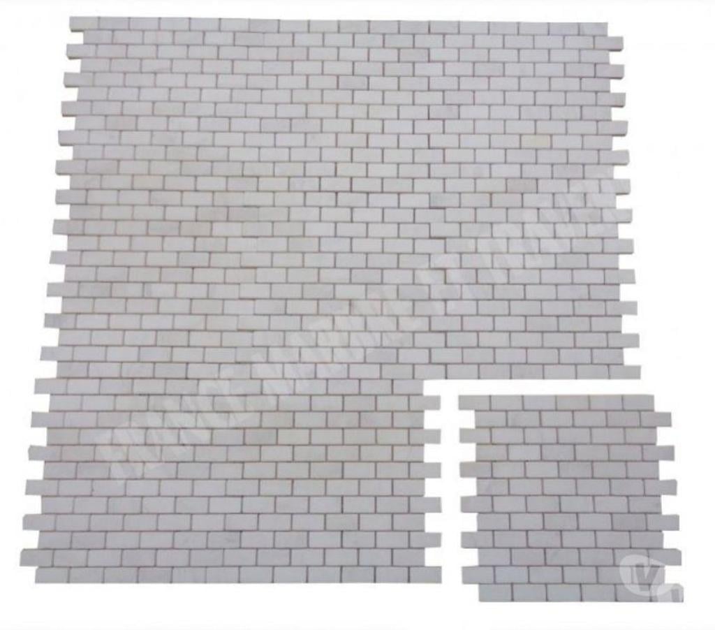  Var Forcalqueiret - 83136 - Photos Vivastreet Dolomite Blanc Mosaïque 2,3x4,8 cm REF 2910