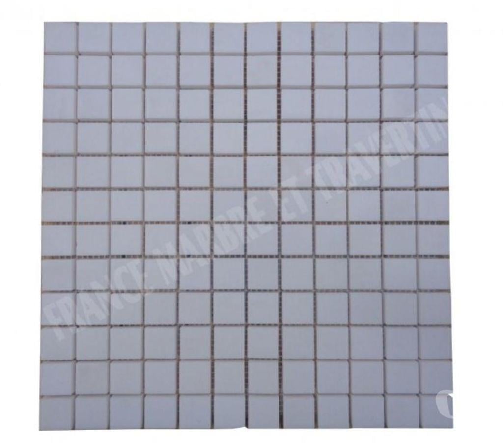  Var Forcalqueiret - 83136 - Photos Vivastreet Dolomite Blanc Mosaïque 2,3x2,3 cm REF 2906