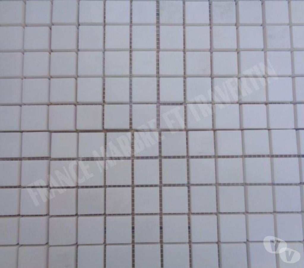  Var Forcalqueiret - 83136 - Photos Vivastreet Dolomite Blanc Mosaïque 2,3x2,3 cm REF 2906