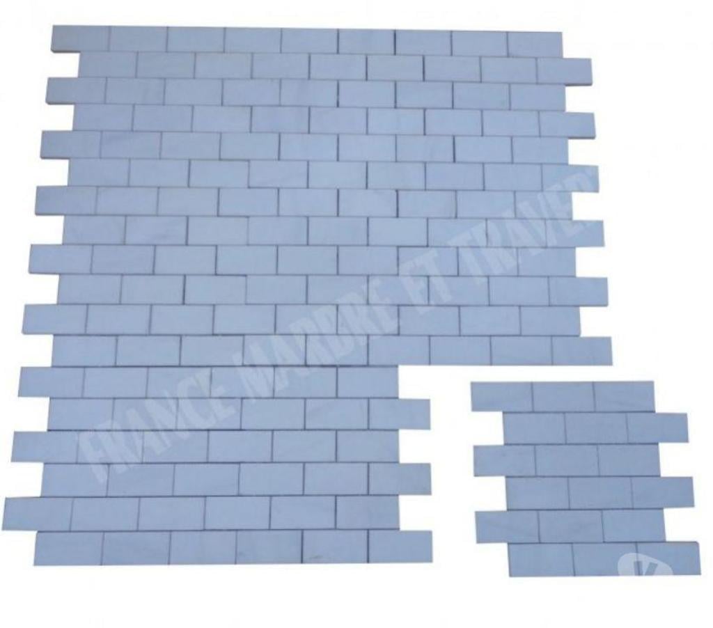  Var Forcalqueiret - 83136 - Photos Vivastreet Dolomite Blanc Mosaïque Parquet 4,8x10 cm REF 2885