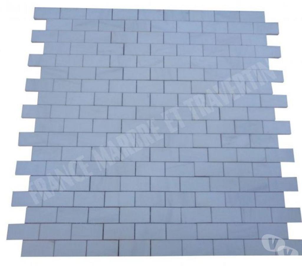  Var Forcalqueiret - 83136 - Photos Vivastreet Dolomite Blanc Mosaïque Parquet 4,8x10 cm REF 2885