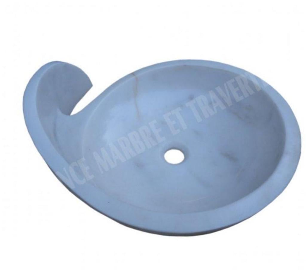  Var Forcalqueiret - 83136 - Photos Vivastreet Vasque Dolomite Blanc Modèle Escargot REF 2474