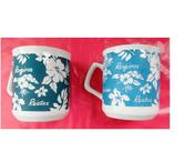 2 mugs (chopes) en céramique d’occasion ramenées de Tahiti 
