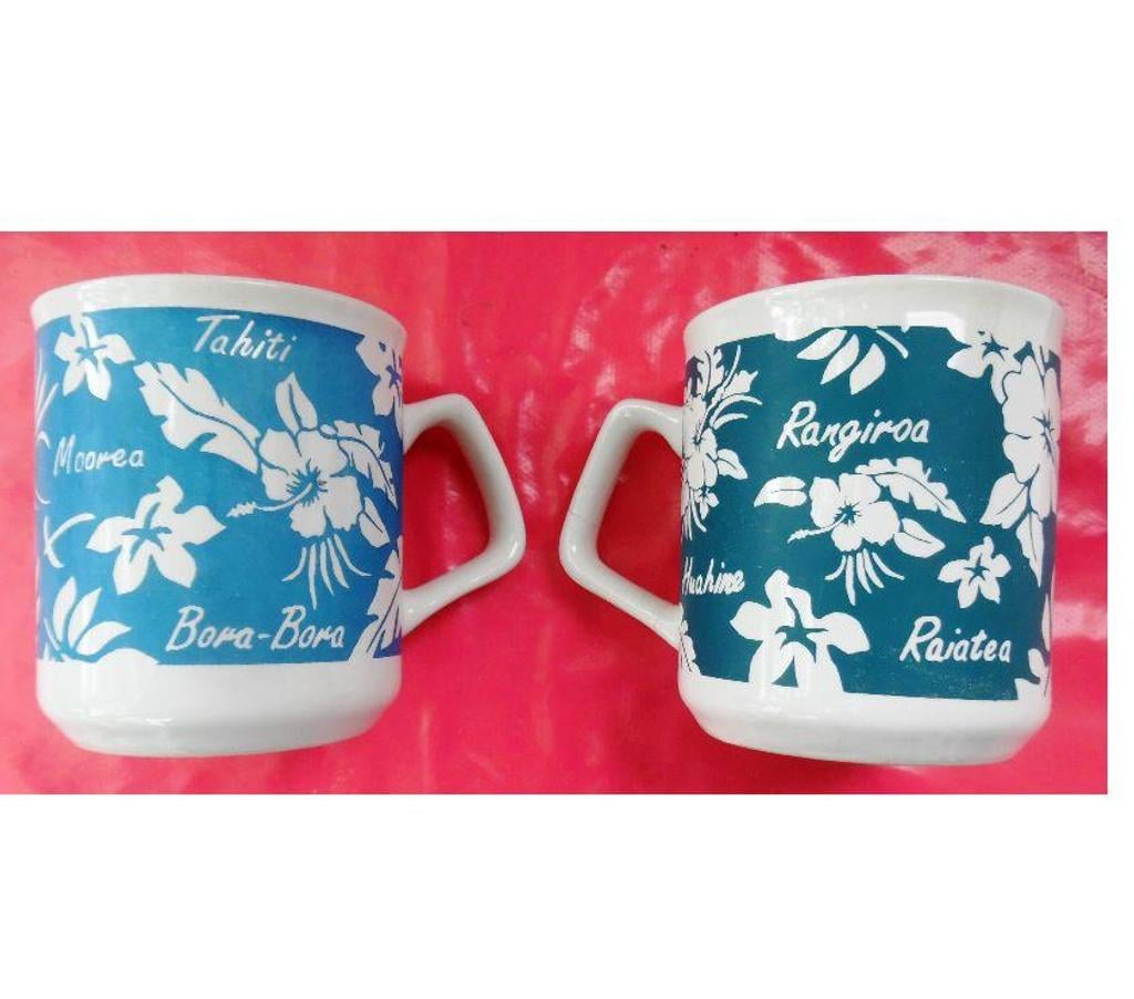 Ameublement & art de la table Hérault Castries - 34160 - Photos Vivastreet 2 mugs (chopes) en céramique d’occasion ramenées de Tahiti 