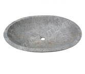 Marbre Silver Shadow Vasque Ovale 65x45 cm REF 2269