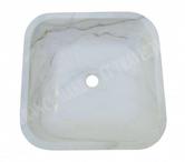 Marbre Blanc Carre Vasque 45x45 cm REF 2007