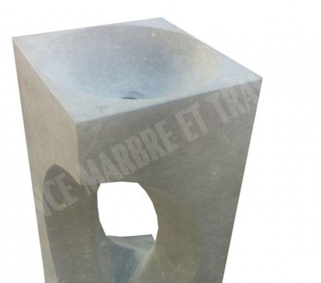  Var Forcalqueiret - 83136 - Photos Vivastreet Marbre Beige Marfil Piédestal Vasque 40x40 cm REF 2002