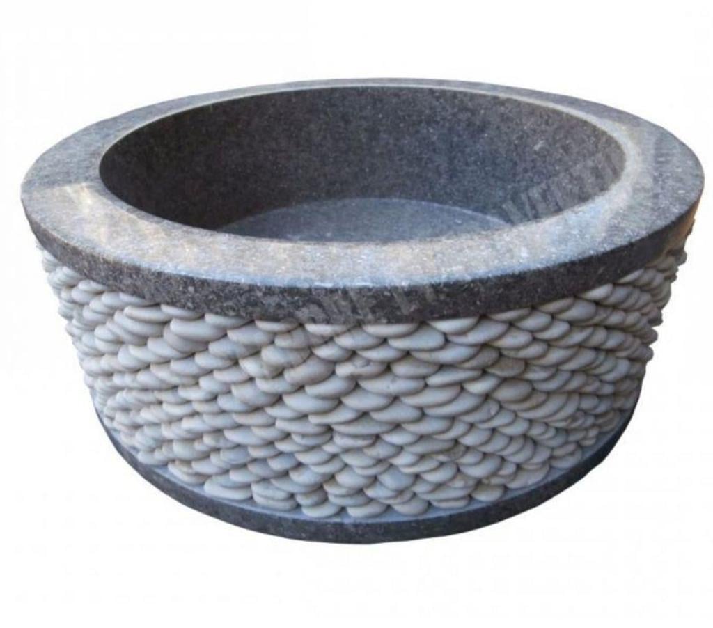  Var Forcalqueiret - 83136 - Photos Vivastreet Marbre Rustic Vert Vasque Cylindre Galet REF 1567