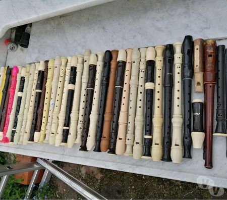 Instruments de musique Val-d'Oise Bernes sur Oise - 95340 - Photos Vivastreet Super Lot De 32 FLUTES A BEC ( Différents Fabricants )!!