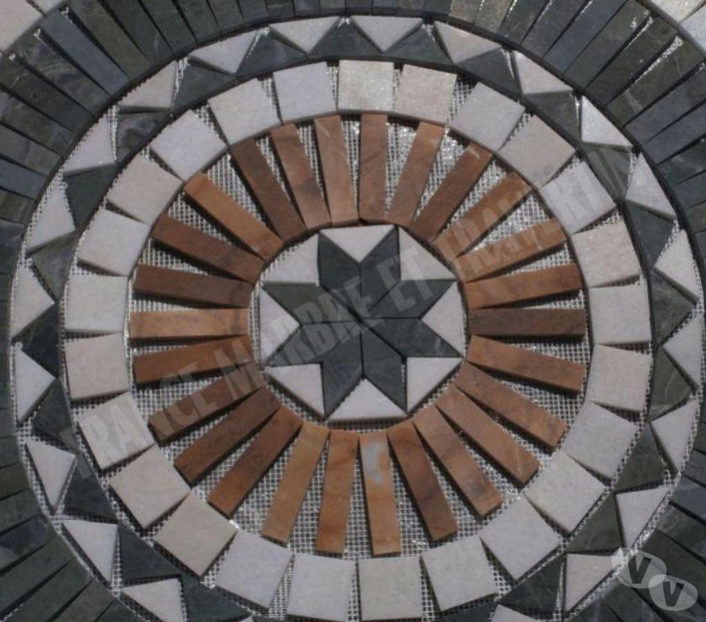  Var Forcalqueiret - 83136 - Photos Vivastreet Marbre Mixte Rond Rosace 100 cm Diamètre REF 884