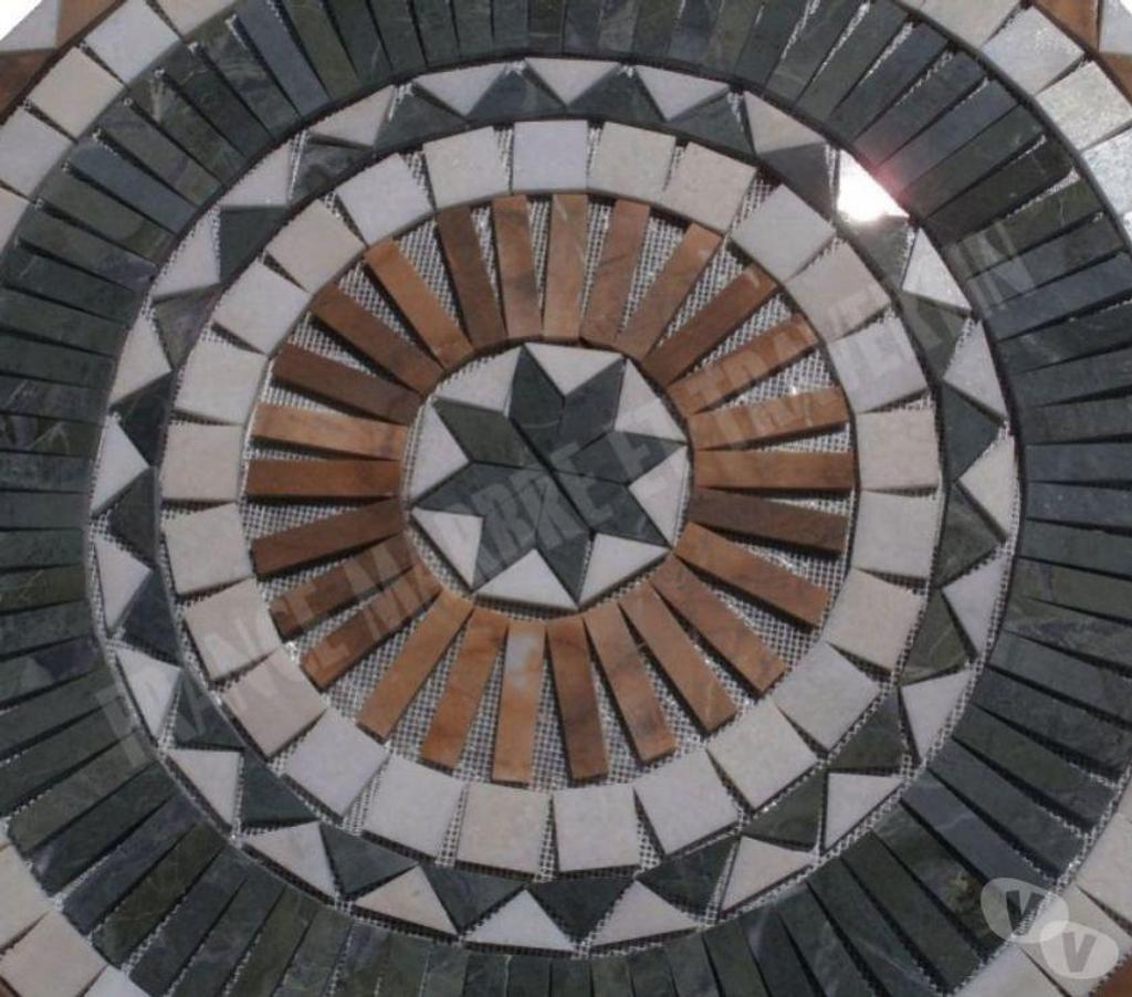  Var Forcalqueiret - 83136 - Photos Vivastreet Marbre Mixte Rond Rosace 100 cm Diamètre REF 884