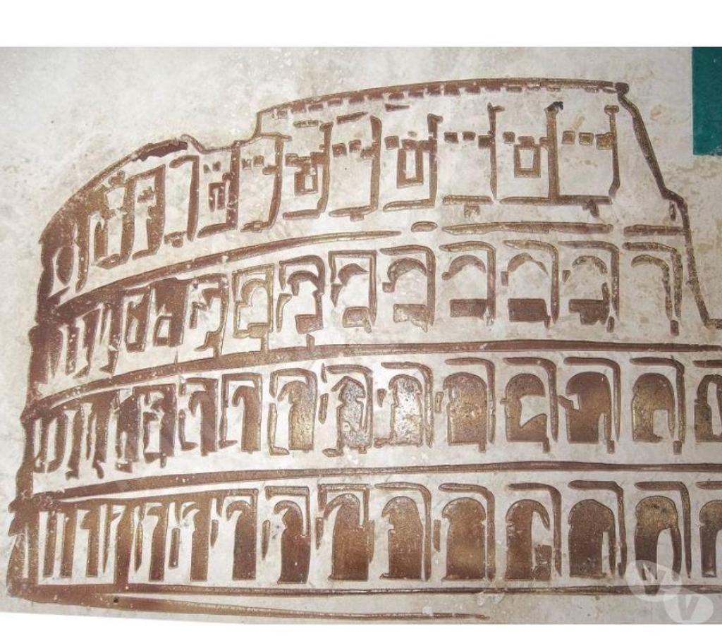  Var Forcalqueiret - 83136 - Photos Vivastreet Travertin Tableau Colisée de Rome 40x61 cm REF 800