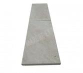 Travertin Clair Couvertine Goutte d'eau 30,5x61 cm REF 1983
