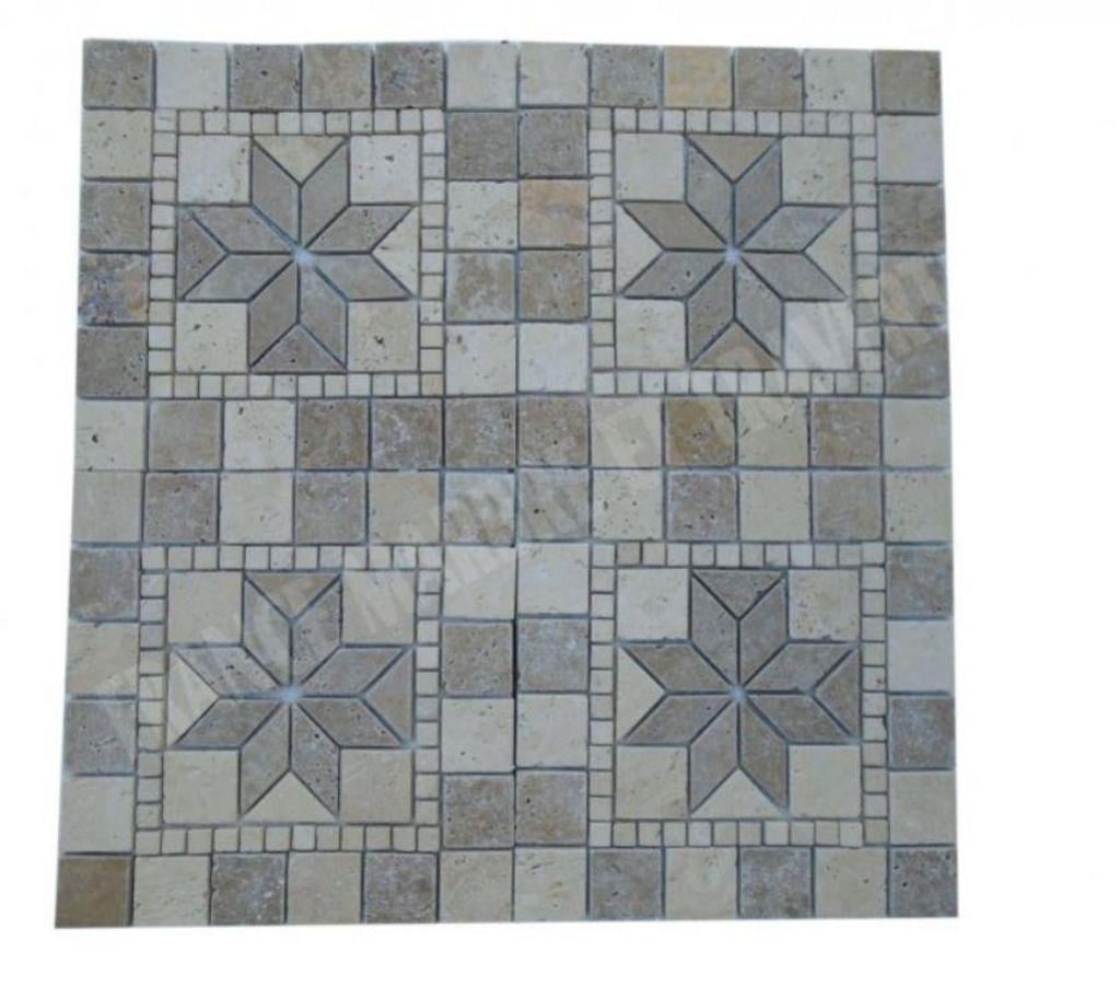  Var Forcalqueiret - 83136 - Photos Vivastreet Travertin Multicolore Rosace 30,5x30,5 cm REF 3133