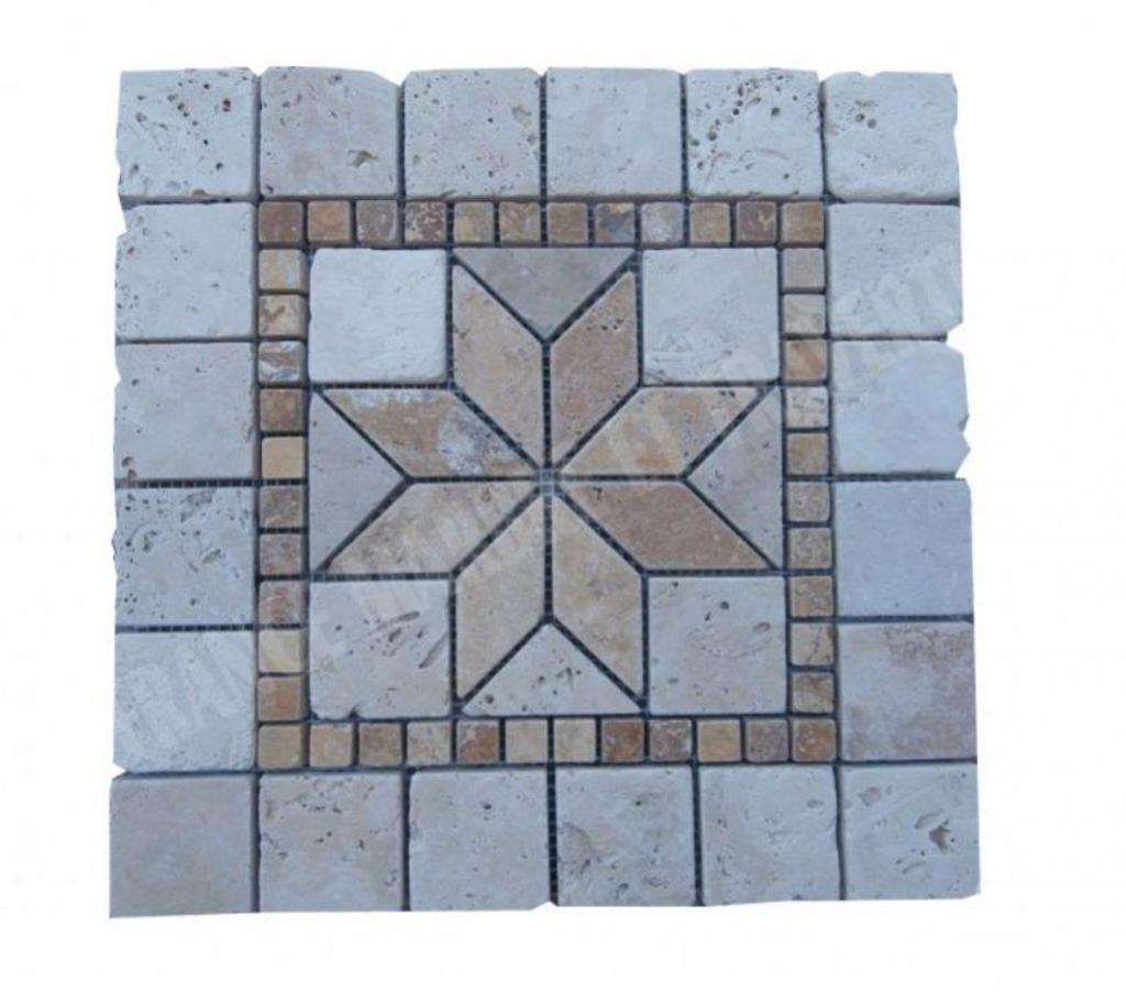  Var Forcalqueiret - 83136 - Photos Vivastreet Travertin Multicolore Rosace 30,5x30,5 cm REF 1665