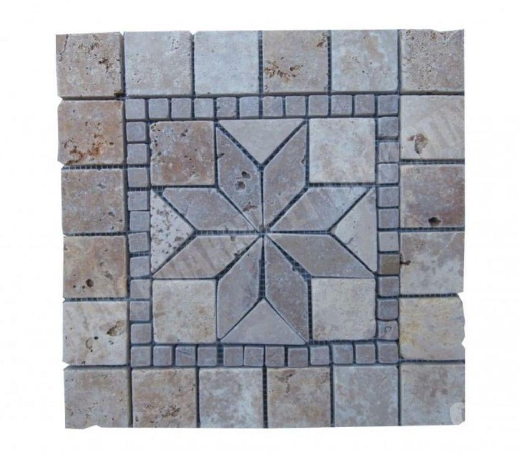  Var Forcalqueiret - 83136 - Photos Vivastreet Travertin Multicolore Rosace 30,5x30,5 cm REF 1665