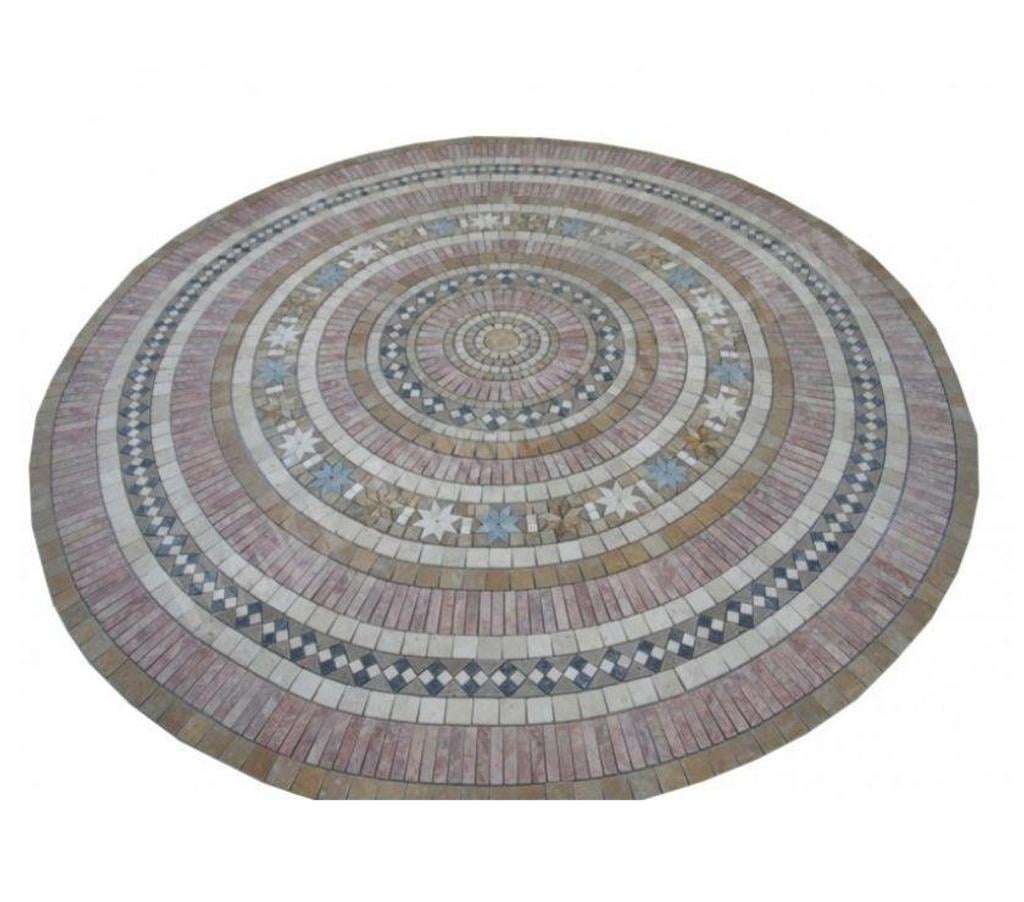  Var Forcalqueiret - 83136 - Photos Vivastreet Travertin Mixte Rosace Ronde Diametre 200 cm REF 1543