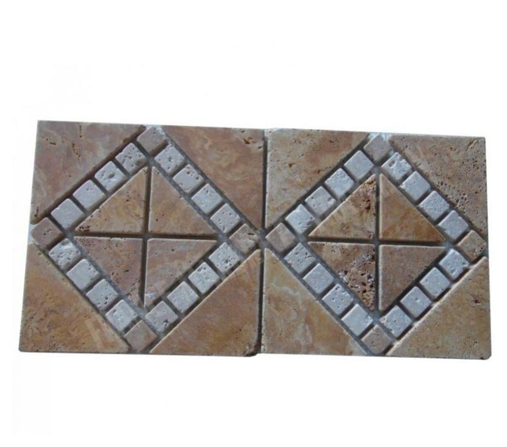  Var Forcalqueiret - 83136 - Photos Vivastreet Travertin Jaune & Classique Rosace 23x23 cm REF 1391