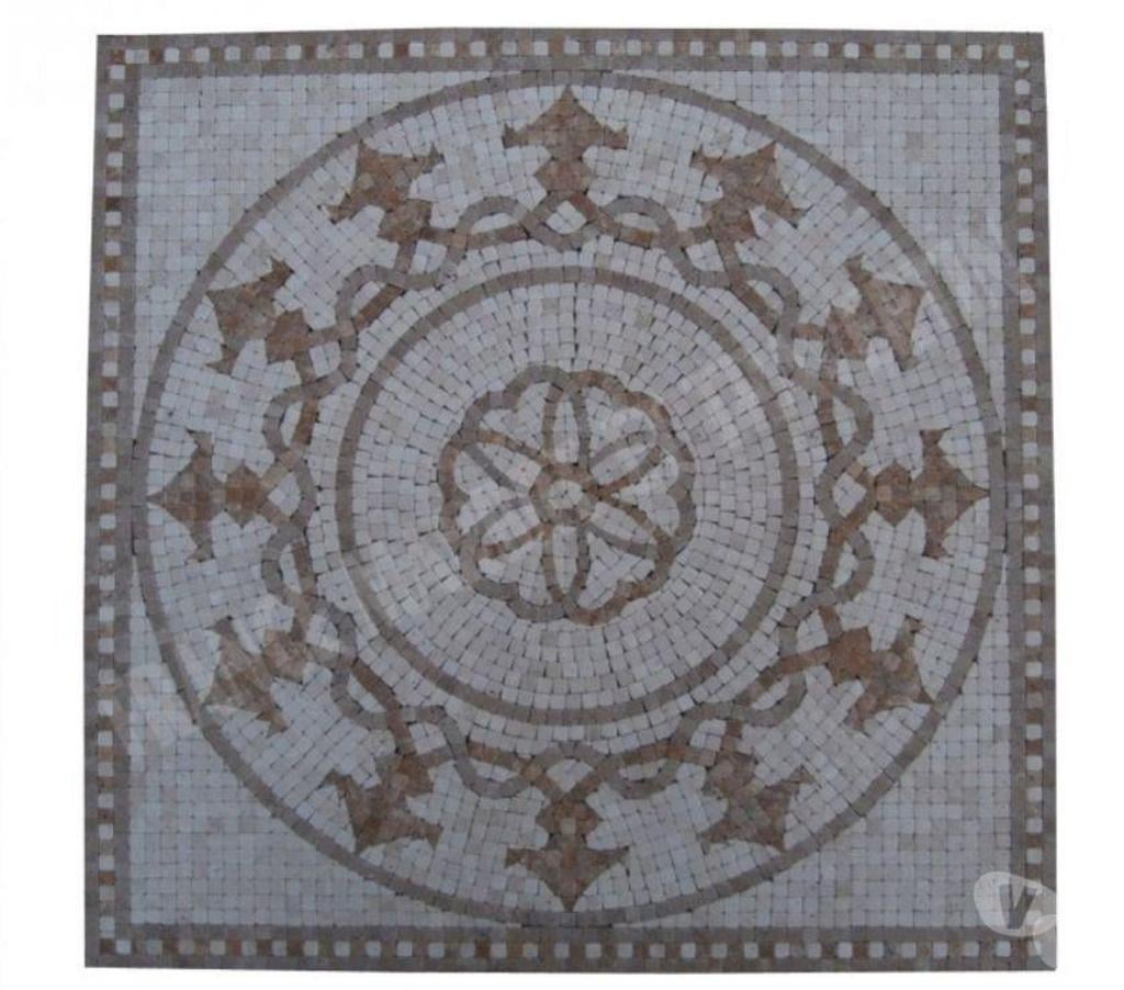  Var Forcalqueiret - 83136 - Photos Vivastreet Travertin Mixte Mosaïque Micro Rosace 61x61 cm REF 1133