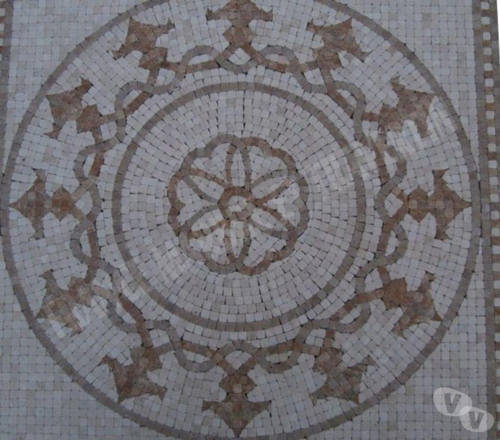  Var Forcalqueiret - 83136 - Photos Vivastreet Travertin Mixte Mosaïque Micro Rosace 61x61 cm REF 1133