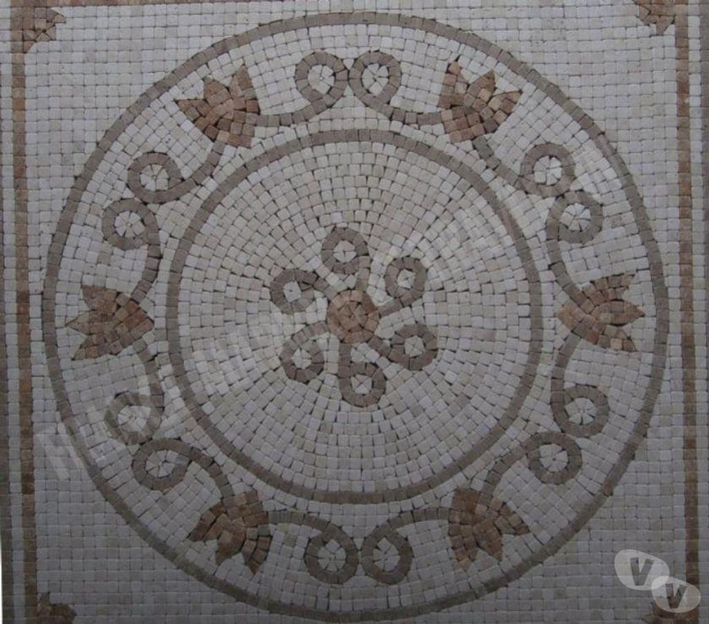  Var Forcalqueiret - 83136 - Photos Vivastreet Travertin Mixte Mosaïque Micro Rosace 61x61 cm REF 1053