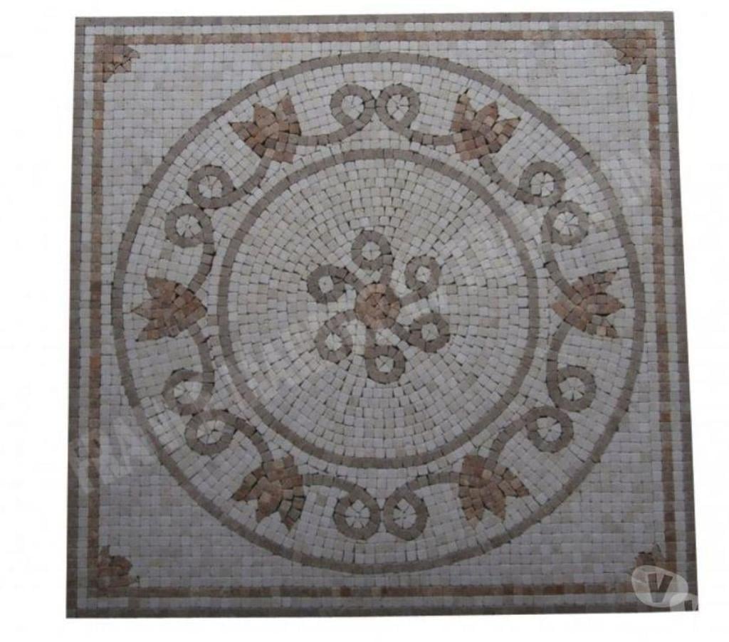  Var Forcalqueiret - 83136 - Photos Vivastreet Travertin Mixte Mosaïque Micro Rosace 61x61 cm REF 1053