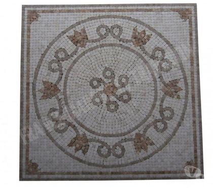 Bricolage - Jardin - Outillage Forcalqueiret Var - Photos Vivastreet Travertin Mixte Mosaïque Micro Rosace 61x61 cm REF 1053