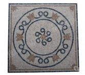 Travertin Mixte Mosaïque Micro Rosace 61x61 cm REF 1052