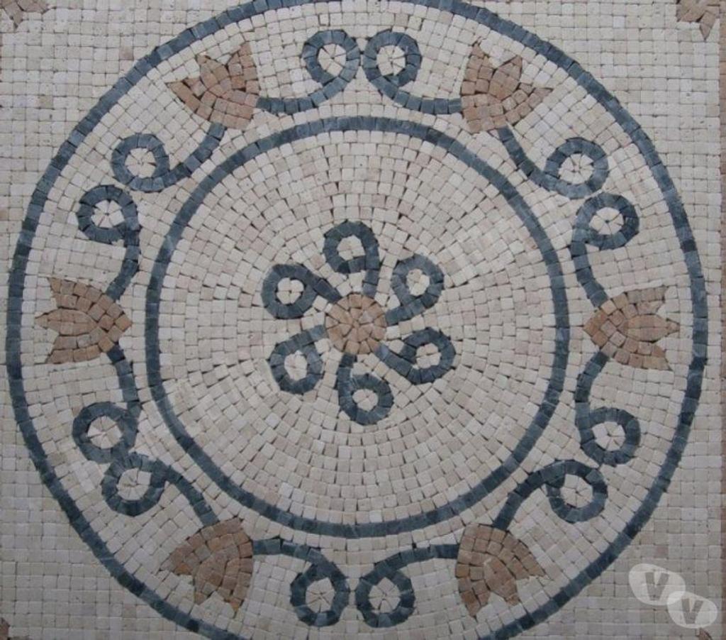  Var Forcalqueiret - 83136 - Photos Vivastreet Travertin Mixte Mosaïque Micro Rosace 61x61 cm REF 1052