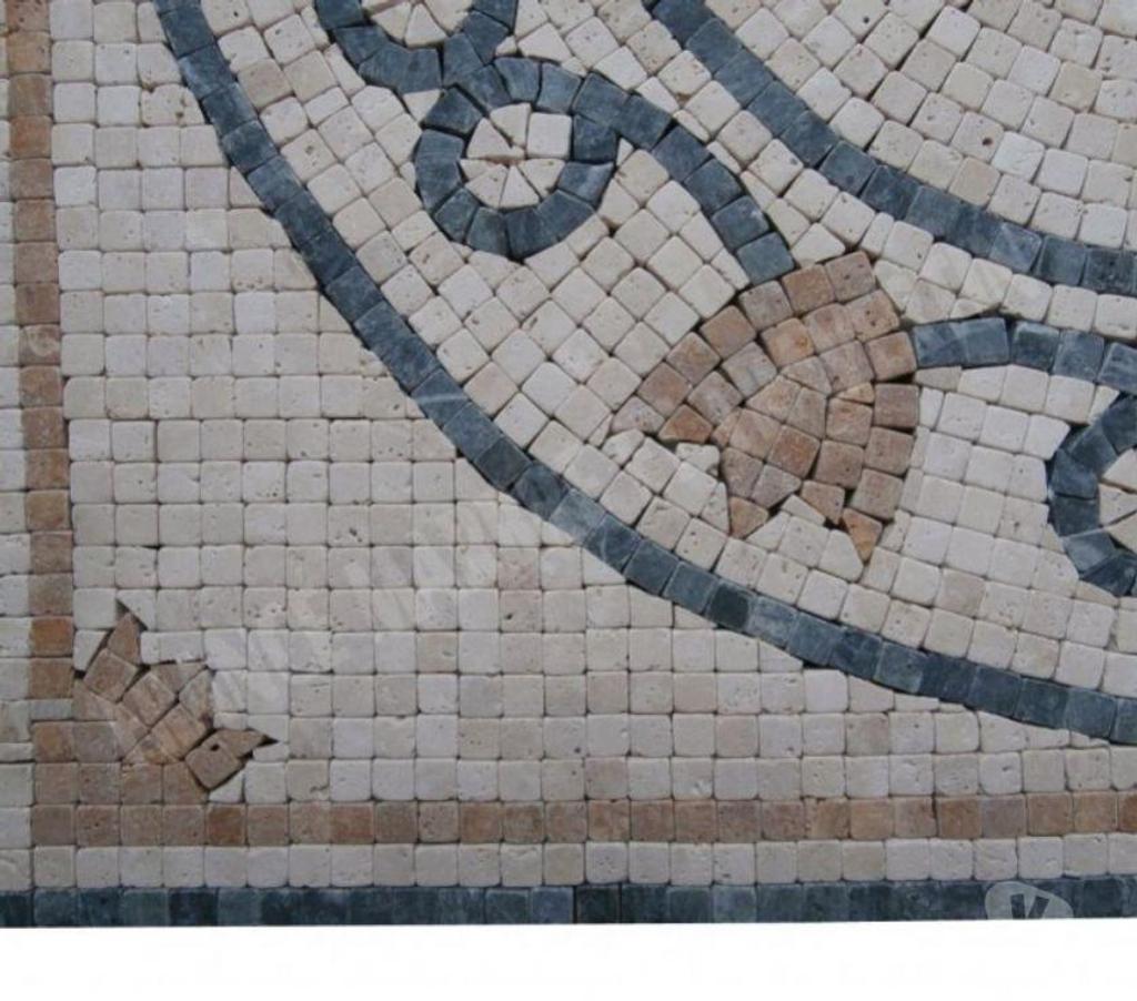  Var Forcalqueiret - 83136 - Photos Vivastreet Travertin Mixte Mosaïque Micro Rosace 61x61 cm REF 1052