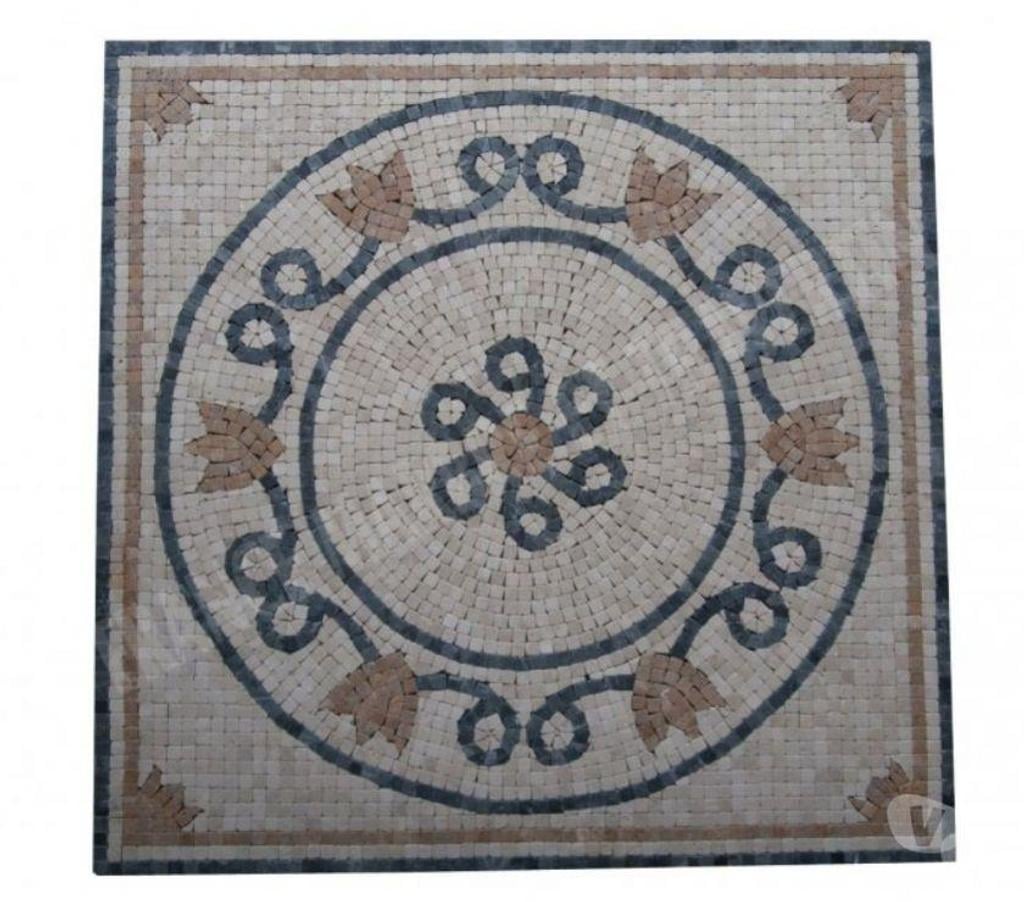  Var Forcalqueiret - 83136 - Photos Vivastreet Travertin Mixte Mosaïque Micro Rosace 61x61 cm REF 1052