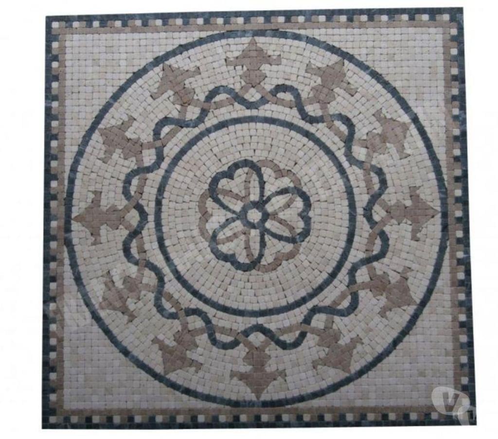  Var Forcalqueiret - 83136 - Photos Vivastreet Travertin Mixte Mosaïque Micro Rosace 61x61 cm REF 1051