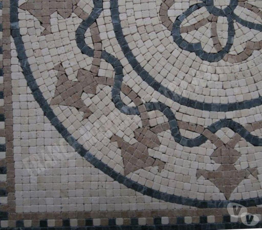  Var Forcalqueiret - 83136 - Photos Vivastreet Travertin Mixte Mosaïque Micro Rosace 61x61 cm REF 1051