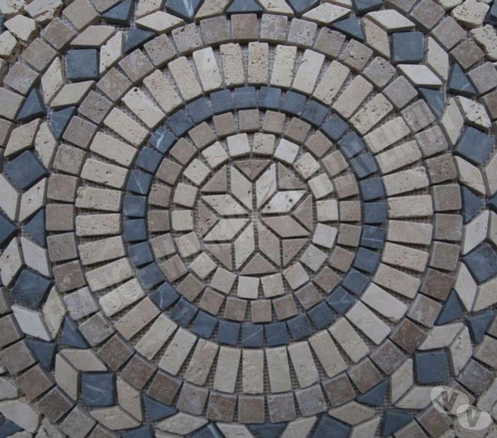  Var Forcalqueiret - 83136 - Photos Vivastreet Travertin Mixte Rosace 61x61 cm REF 1050