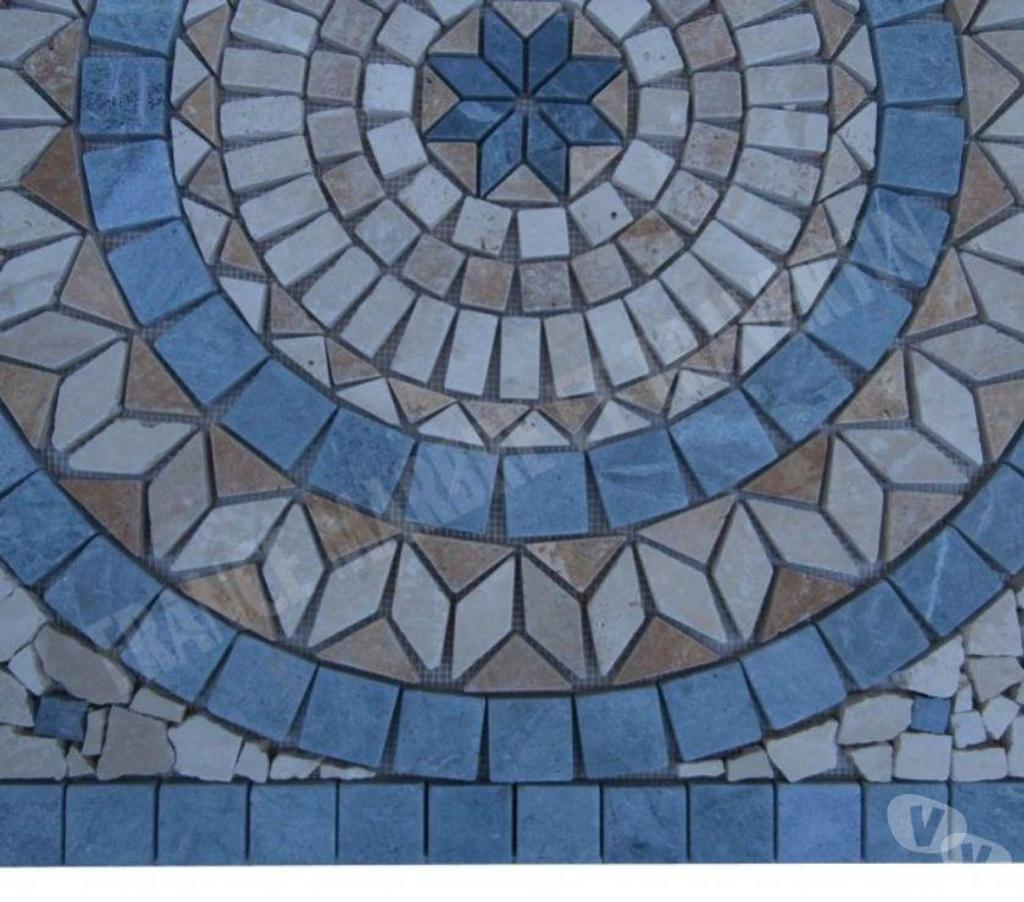  Var Forcalqueiret - 83136 - Photos Vivastreet Travertin Mixte Rosace 80x80 cm REF 1048