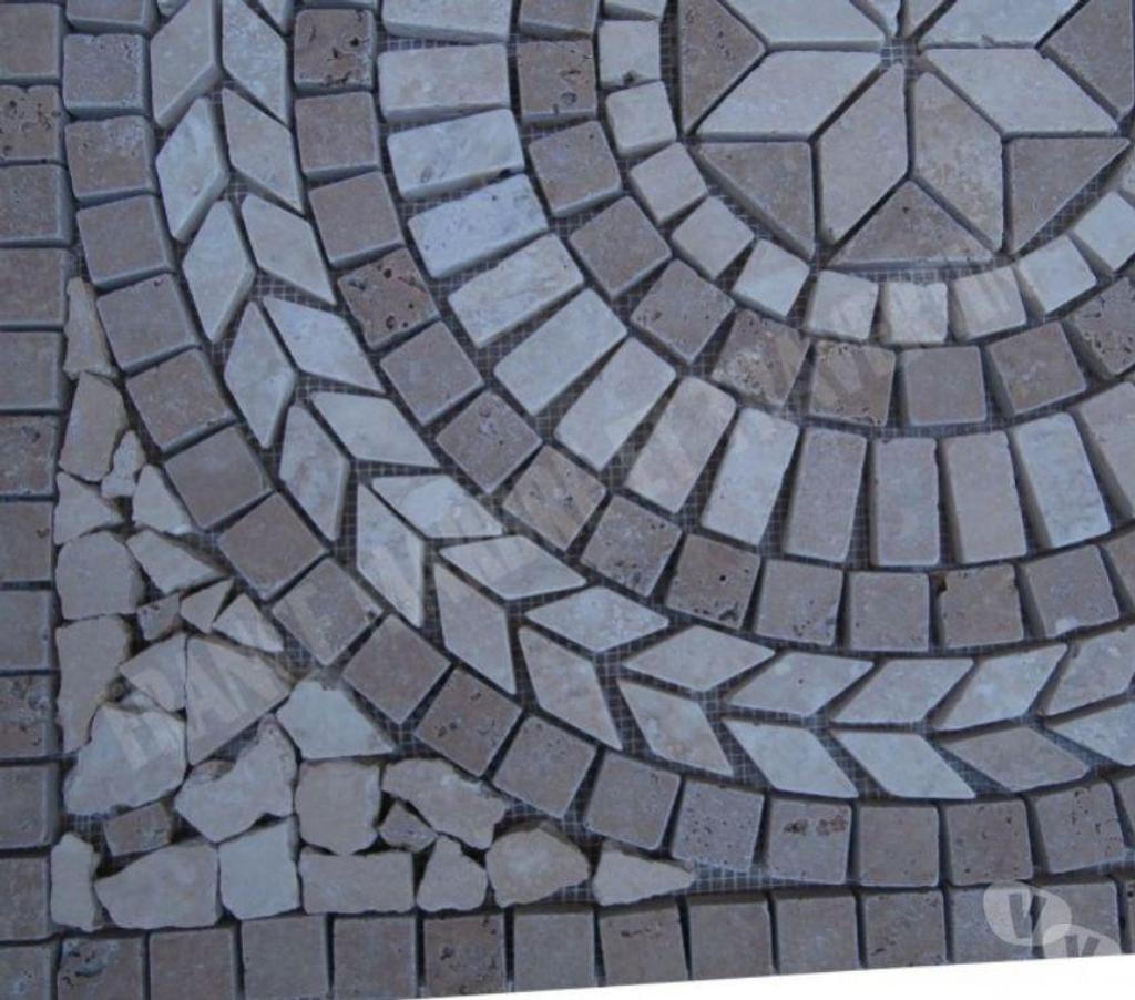  Var Forcalqueiret - 83136 - Photos Vivastreet Travertin Mixte Rosace 61x61 cm REF 1047