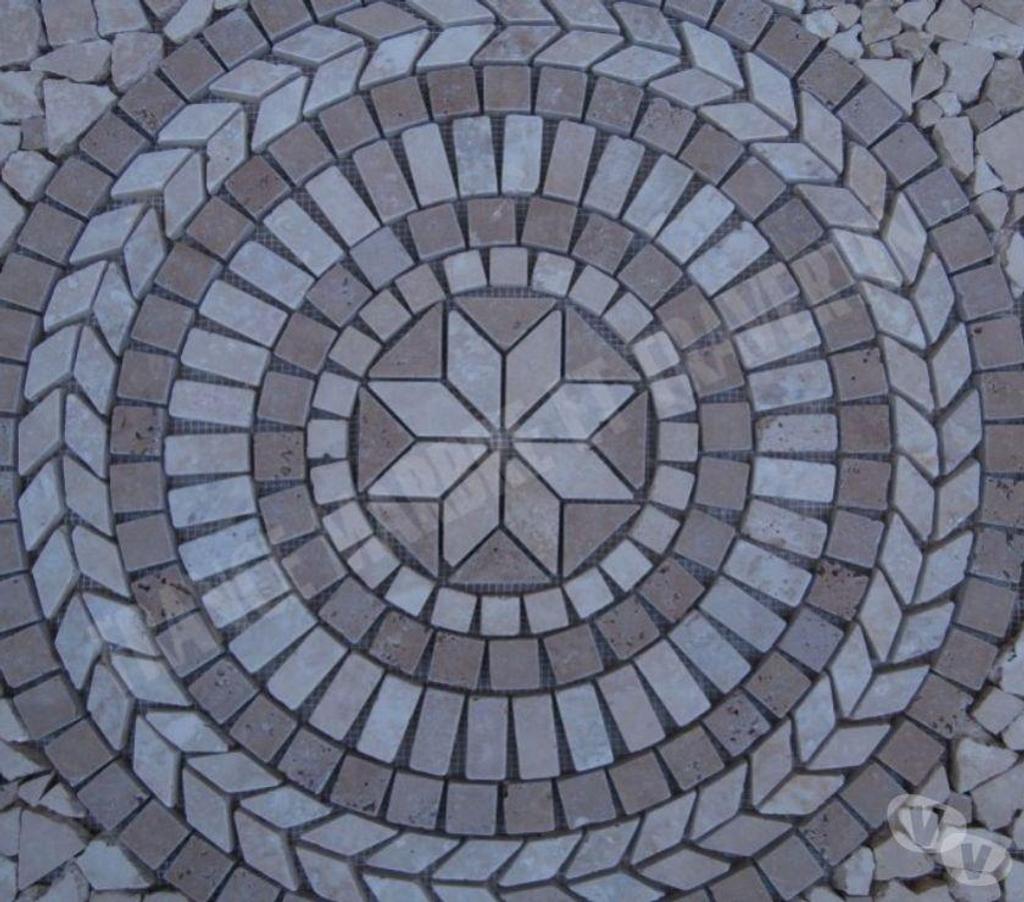  Var Forcalqueiret - 83136 - Photos Vivastreet Travertin Mixte Rosace 61x61 cm REF 1047