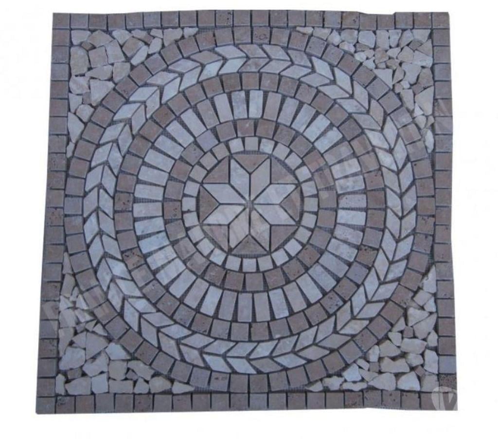  Var Forcalqueiret - 83136 - Photos Vivastreet Travertin Mixte Rosace 61x61 cm REF 1047