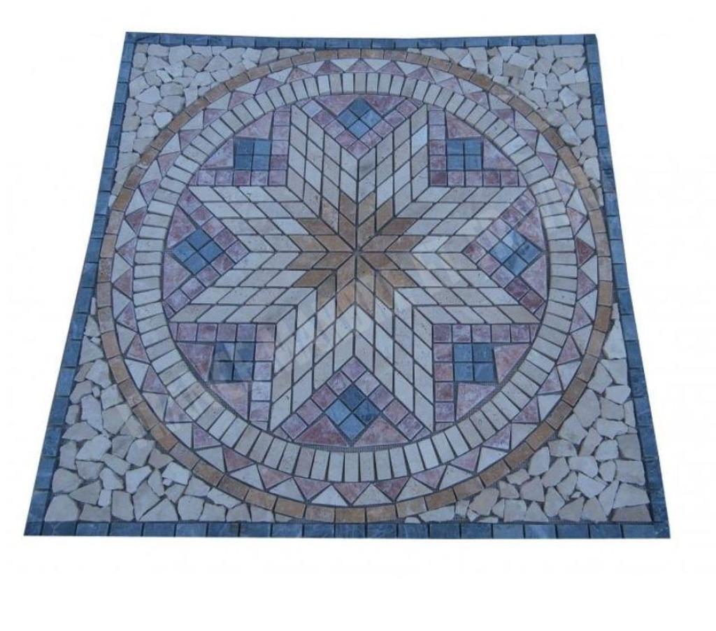  Var Forcalqueiret - 83136 - Photos Vivastreet Travertin Mixte Rosace 91x91 cm REF 1046