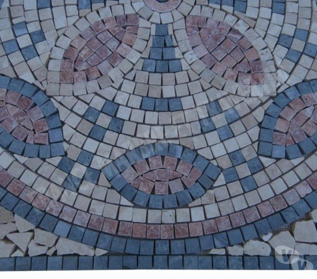  Var Forcalqueiret - 83136 - Photos Vivastreet Travertin Mixte Rosace 91x91 cm REF 1045