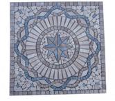 Travertin Mixte Rosace 61x61 cm REF 1044