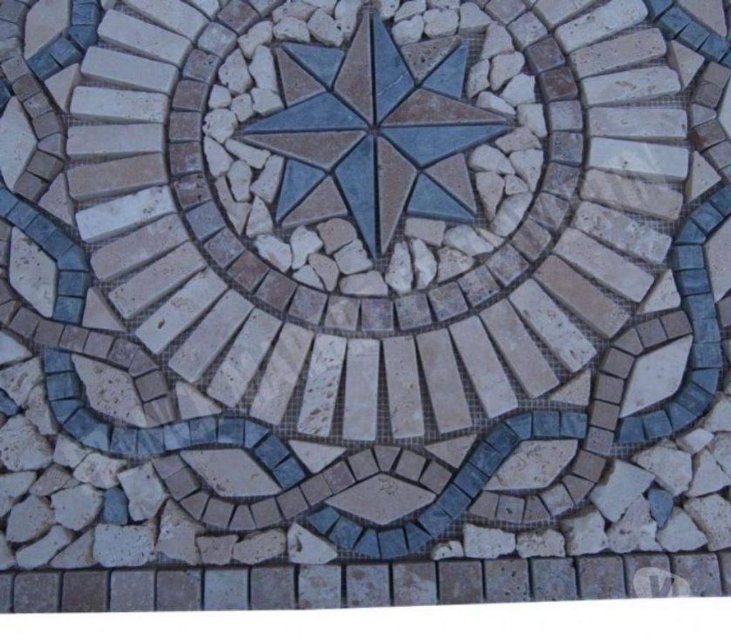  Var Forcalqueiret - 83136 - Photos Vivastreet Travertin Mixte Rosace 61x61 cm REF 1044