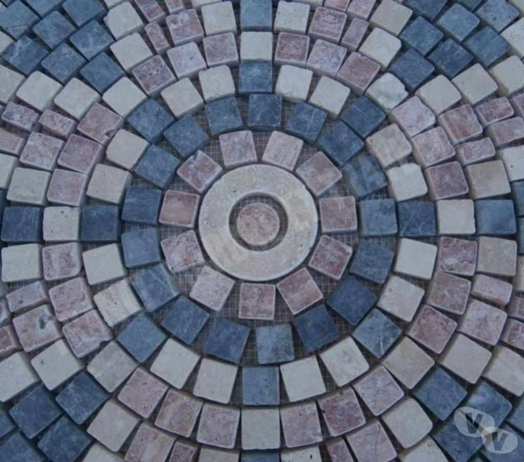  Var Forcalqueiret - 83136 - Photos Vivastreet Travertin Mixte Rosace 91x91 cm REF 1043