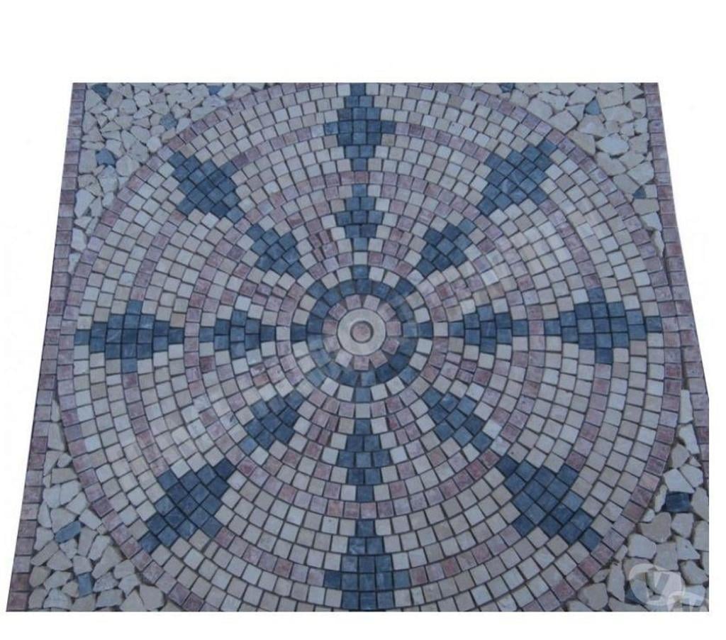  Var Forcalqueiret - 83136 - Photos Vivastreet Travertin Mixte Rosace 91x91 cm REF 1043