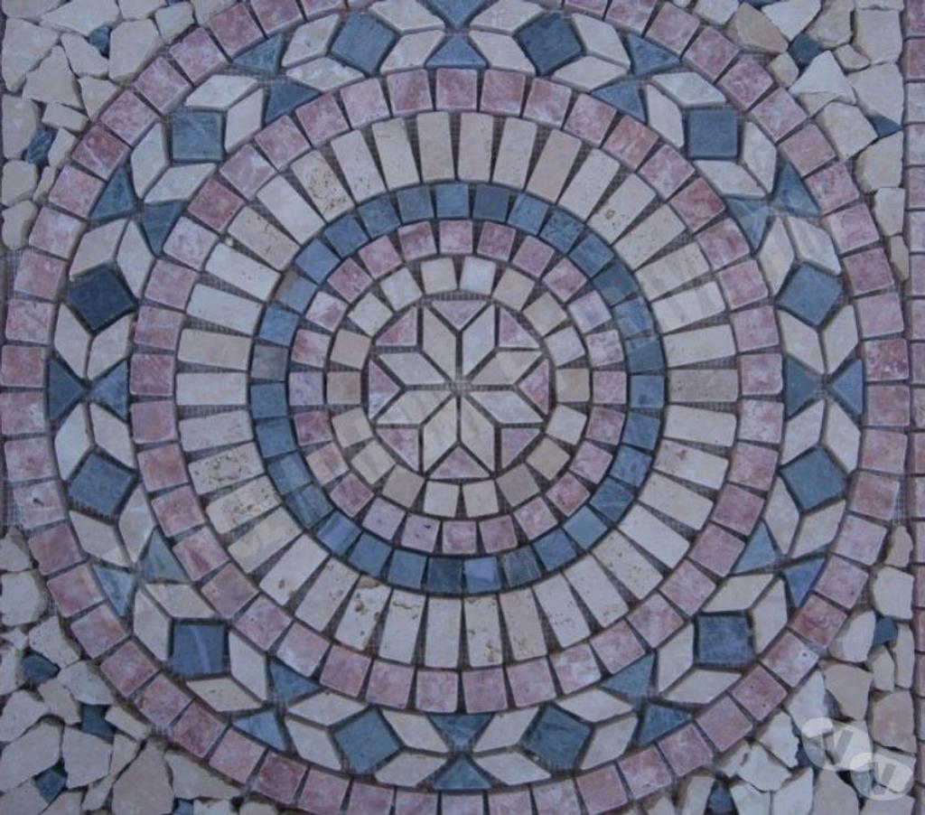  Var Forcalqueiret - 83136 - Photos Vivastreet Travertin Mixte Rosace 61x61 cm REF 1042