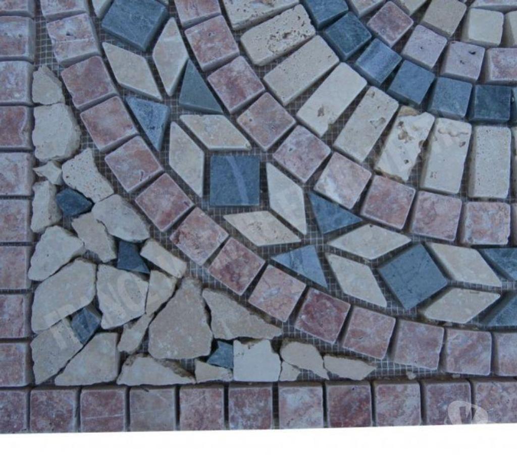  Var Forcalqueiret - 83136 - Photos Vivastreet Travertin Mixte Rosace 61x61 cm REF 1042