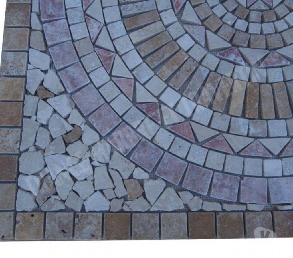  Var Forcalqueiret - 83136 - Photos Vivastreet Travertin Mixte Rosace 91x91 cm REF 1041