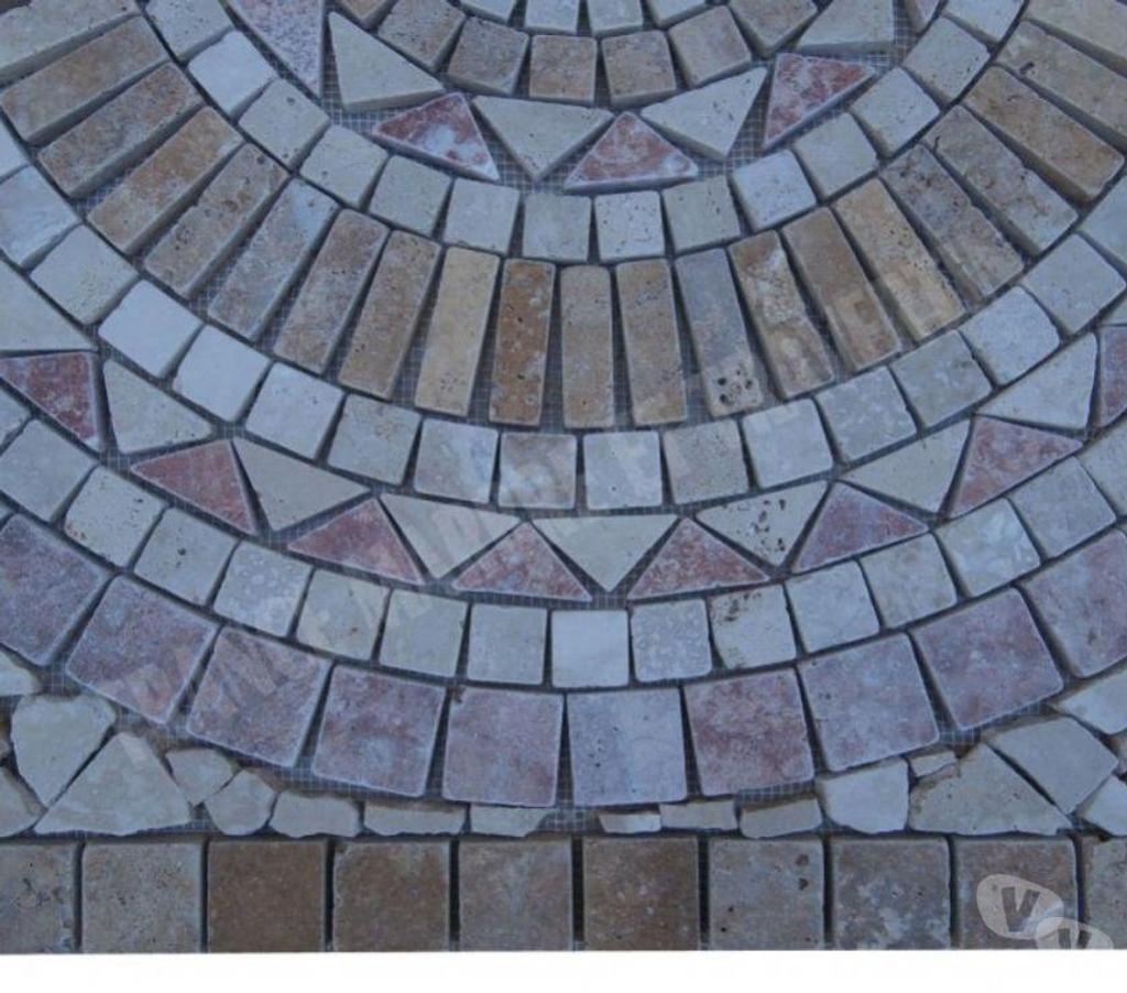  Var Forcalqueiret - 83136 - Photos Vivastreet Travertin Mixte Rosace 91x91 cm REF 1041