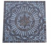 Travertin Mixte Rosace 61x61 cm REF 1040