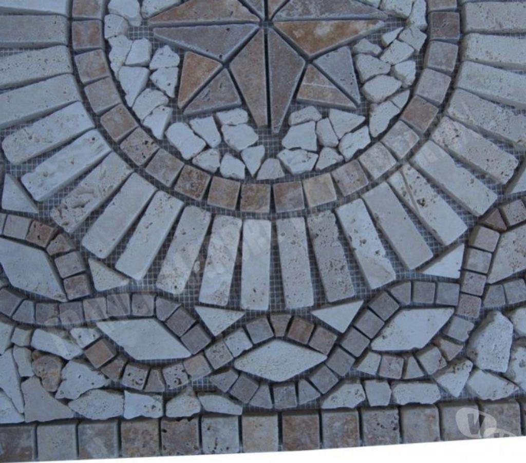  Var Forcalqueiret - 83136 - Photos Vivastreet Travertin Mixte Rosace 61x61 cm REF 1040